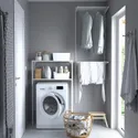 IKEA ENHET ЕНХЕТ, каркас з полицями д / пральної машини, білий, 80x30x129 см 905.160.80 фото thumb №2