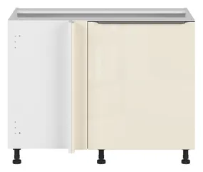 BRW Sole L6 левый угловой кухонный шкаф магнолия жемчуг строит угловой 125x82 см, альпийский белый/жемчуг магнолии FM_DNW_125/82/65_L/B-BAL/MAPE фото