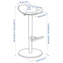 IKEA JANINGE ЯНІНГЕ, барний стілець, білий, 76 см 702.460.89 фото thumb №10