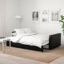 IKEA FRIHETEN ФРІХЕТЕН, 3-місний диван-ліжко, БОМСТАД чорний 203.411.35 фото thumb №3