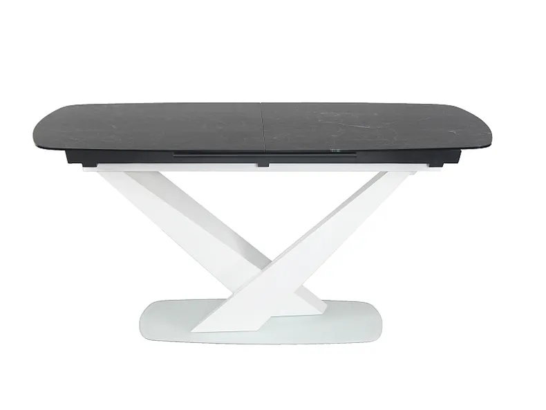Керамический Столик SIGNAL CASSINO II, чёрный / белый, 90x160 фото №4