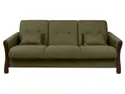 BRW Flora, диван-кровать, Моноли 38 Зеленый/орех WE-FLORA-3K-G3_B949F9 фото thumb №1