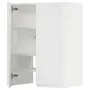 IKEA METOD МЕТОД, навесной шкаф д / вытяжки / полка / дверь, белый / Воксторп матовый белый, 60x80 см 895.045.49 фото