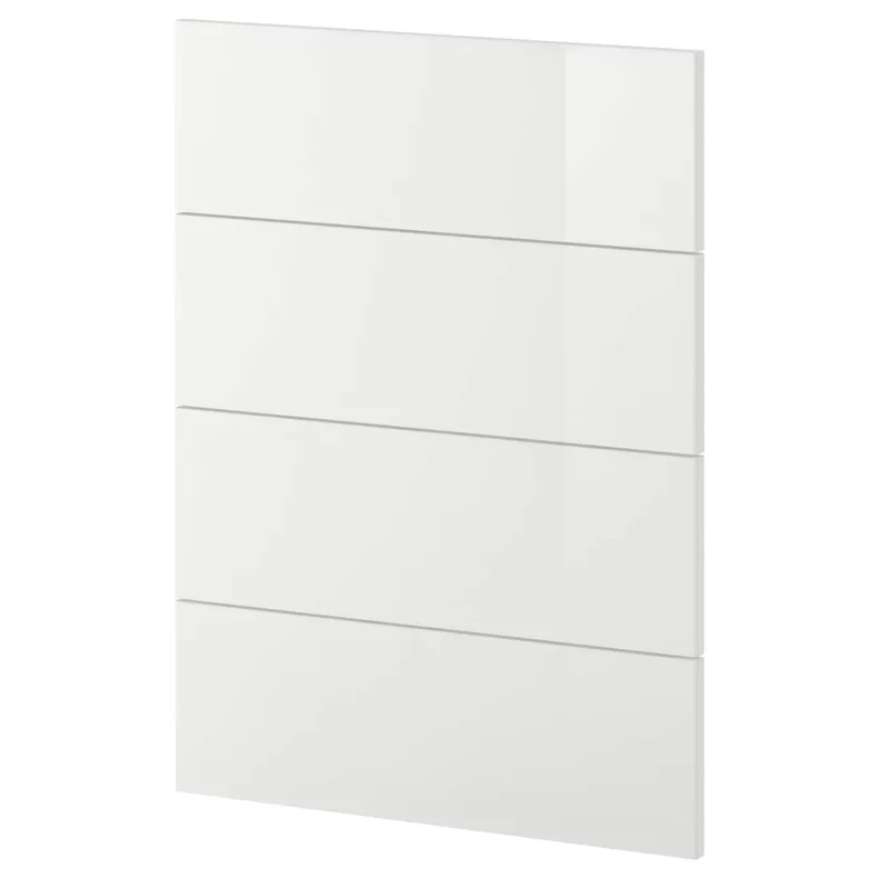 IKEA METOD МЕТОД, 4 фасада для посудомоечной машины, Рингхульт белый, 60 см 594.500.05 фото №1
