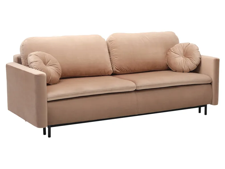 BRW Тримісний диван-ліжко BRW SOPHIA з ящиком для зберігання велюр бежевий SO3-SOPHIA-LX_3DL-G1_B854BD фото №2
