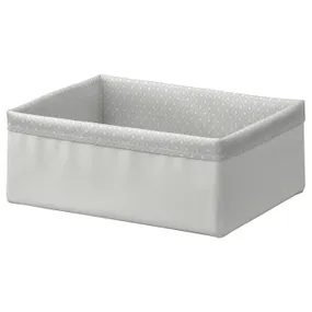 IKEA BAXNA БАКСНА, органайзер, сірий/білий, 20x26x10 см 004.743.72 фото