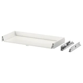 IKEA EXCEPTIONELL ЭКСЕПТИОНЕЛЛЬ, низкий ящик с нажимным механизмом, белый, 80x37 см 804.478.17 фото