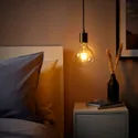IKEA SKAFTET СКАФТЕТ / LUNNOM ЛУННОМ, підвісний світильник із лампою, латунь / прозоре скло 194.944.50 фото thumb №2