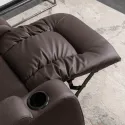 Масажне крісло MEBEL ELITE BOX, екошкіра: темно-коричневий фото thumb №9