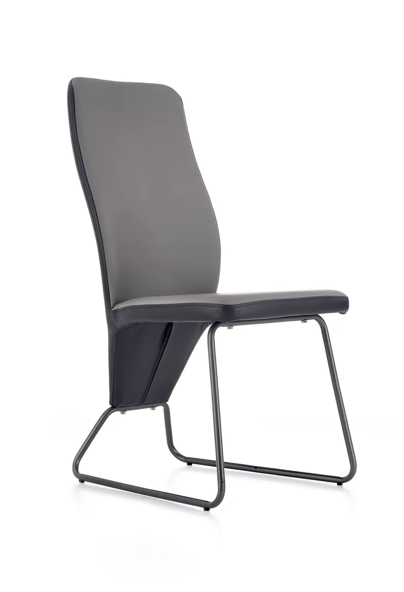 Кухонний стілець HALMAR K300, чорний/сірий фото №6