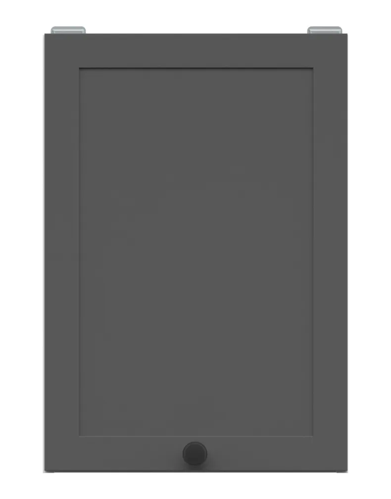 BRW Верхний кухонный шкаф Junona Line 40 см левый/правый графит, белый/графит G1D/40/57_LP-BI/GF фото №1