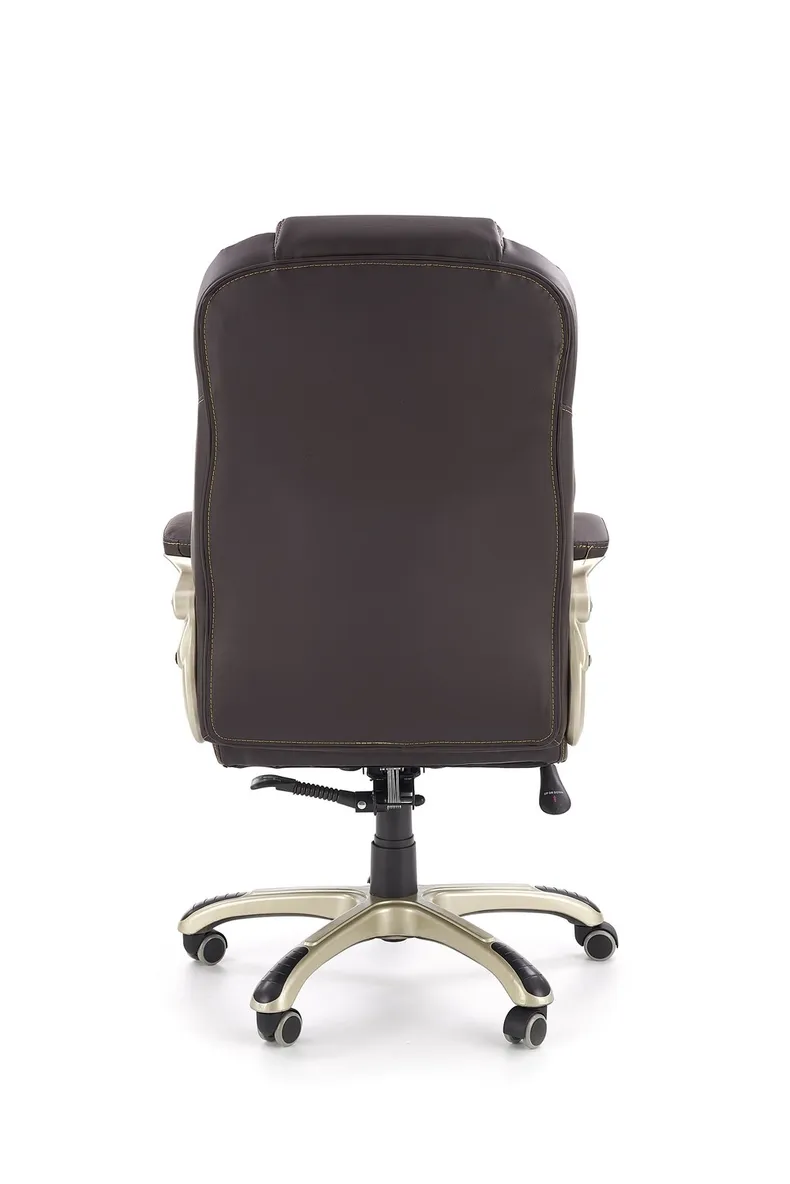 Крісло комп'ютерне офісне обертове HALMAR DESMOND, темно-коричневий фото №2