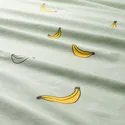 IKEA VÄNKRETS ВЭНКРЕТС, пододеяльник и наволочка, Банановый узор бледно-зеленый, 150x200 / 50x60 см 005.047.17 фото thumb №5