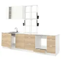 IKEA ENHET ЭНХЕТ, кухня, белый / имит. дуб белёный, 323x63.5x241 см 293.378.60 фото thumb №1