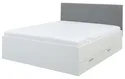 BRW Кровать Juist 140x200 с ящиками и матрасом белая, белый JUIST/140-BI фото thumb №5