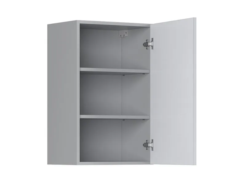 BRW Верхний кухонный шкаф Верди 45 см правый светло-серый матовый, греноловый серый/светло-серый матовый FL_G_45/72_P-SZG/JSZM фото №3