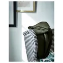 IKEA STRANDMON СТРАНДМОН, крісло з підголівником, Vibberbo чорний / бежевий 204.569.56 фото thumb №7