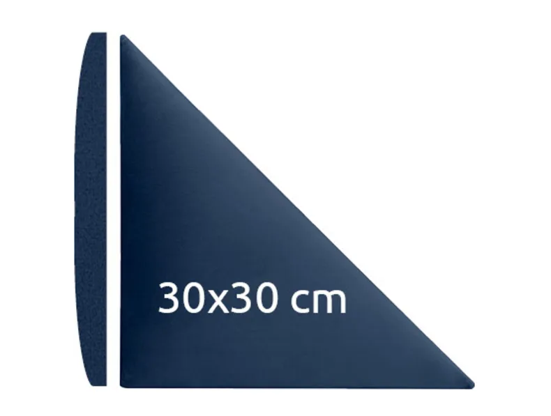 BRW Обитая треугольная панель 30x30 см серая 081252 фото №3