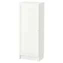 IKEA BILLY БІЛЛІ / OXBERG ОКСБЕРГ, книжкова шафа з дверцятами, білий, 40x30x106 см 692.873.92 фото thumb №1