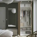 IKEA PAX ПАКС / STORKLINTA СТОРКЛИНТА, гардероб, комбинация, белый/имит. дуб, 100x60x236 см 595.625.88 фото thumb №3
