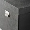 IKEA TJOG ЧУГ, коробка с крышкой, тёмно-серый, 32x31x30 см 204.776.71 фото thumb №3