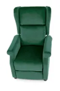 Крісло реклайнер HALMAR AGUSTIN 2 темно-зелений фото thumb №7