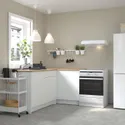 IKEA KNOXHULT КНОКСХУЛЬТ, кутова кухня, білий, 183x122x91 см 093.884.07 фото thumb №2