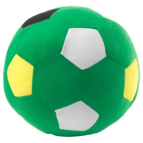 IKEA SPARKA СПАРКА, іграшка м’яка, футбольний м'яч/зелений 703.026.45 фото