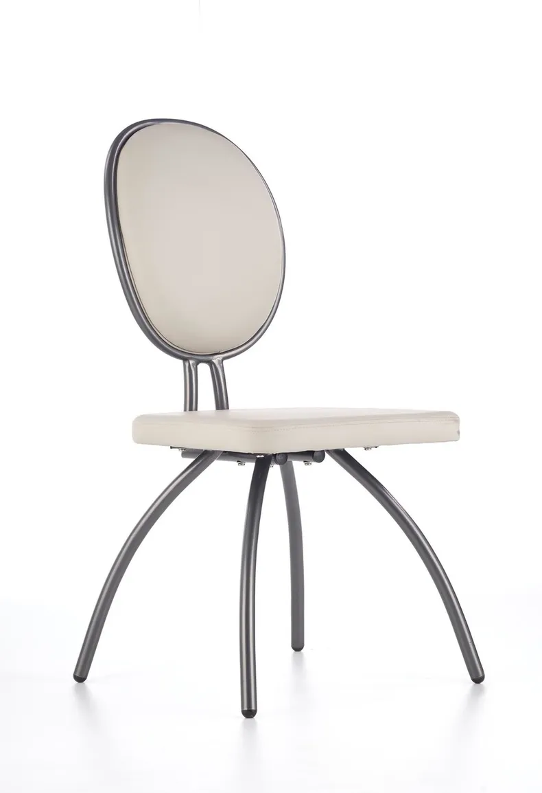 Кухонный стул HALMAR K298 светло-серый/графит фото №3