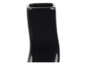 BRW керамічна зигзагоподібна ваза чорна 091705 фото thumb №2