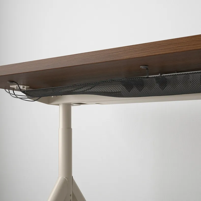IKEA IDÅSEN ИДОСЕН, письменный стол, коричневый / бежевый, 160x80 см 892.810.30 фото №6
