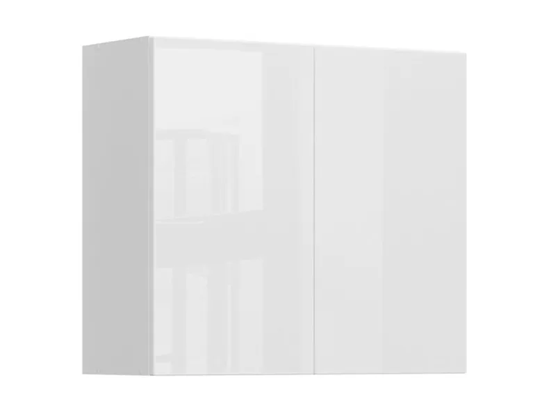 Кухонна шафа BRW Top Line 80 см дводверна білий глянець, альпійський білий/глянцевий білий TV_G_80/72_L/P-BAL/BIP фото №2