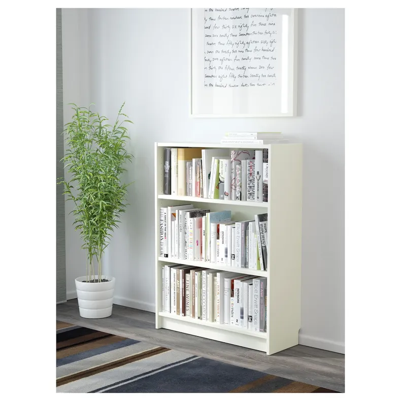 IKEA BILLY БІЛЛІ, книжкова шафа, білий, 80x28x106 см 302.638.44 фото №4