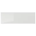 IKEA RINGHULT РІНГХУЛЬТ, фронтальна панель шухляди, глянцевий світло-сірий, 60x20 см 903.271.50 фото thumb №1