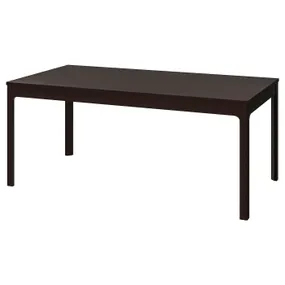IKEA EKEDALEN ЭКЕДАЛЕН, раздвижной стол, тёмно-коричневый, 180 / 240x90 см 203.407.58 фото