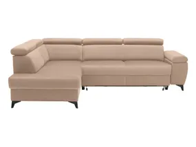 BRW М'який розкладний кутовий диван з ящиком для зберігання велюровий бежевий, Елемент 6 NA-MELLOW-RECBK.2F-G1_B9C2C6 фото