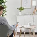 IKEA STARKVIND СТАРКВІНД, стіл з очищувачем повітря, додатковий газовий фільтр морений дубовий шпон / білий 194.442.19 фото thumb №5