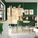 IKEA VIHALS, розкладний стіл, білий, 120/180x74 см 205.897.77 фото thumb №2