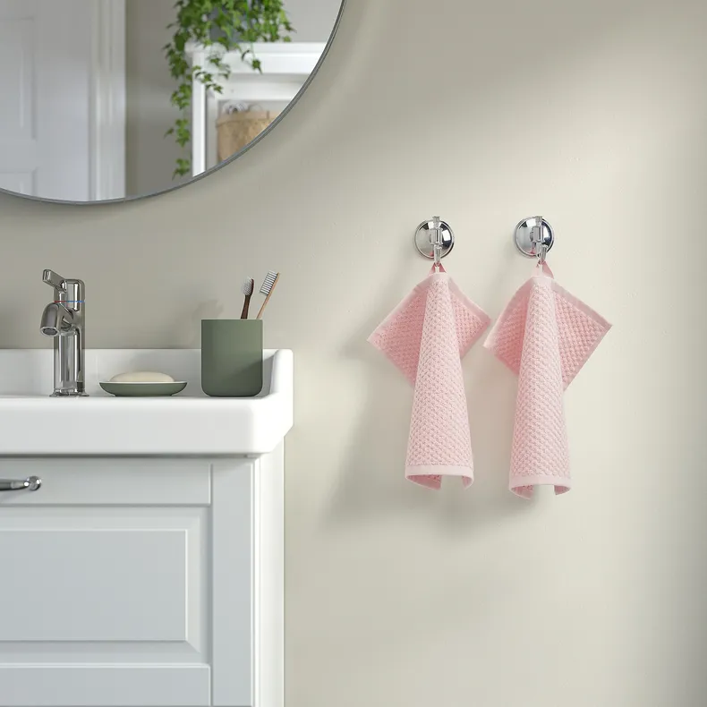 IKEA GULVIAL ГУЛЬВИАЛЬ, полотенце, бледно-розовый, 30x30 см 105.797.26 фото №3