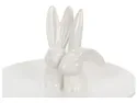 BRW Декоративна тарілка керамічна з Кроликом, білий 076996 фото thumb №4