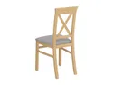 BRW Велюрове крісло Alla 3 сірий / натуральний дуб, Inari 91 сірий / дуб натуральний TXK_ALLA_3-TX099-1-INARI_91_GREY фото thumb №4