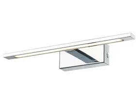 BRW Металлический настенный светильник для ванной комнаты Isla LED серебристый 080823 фото