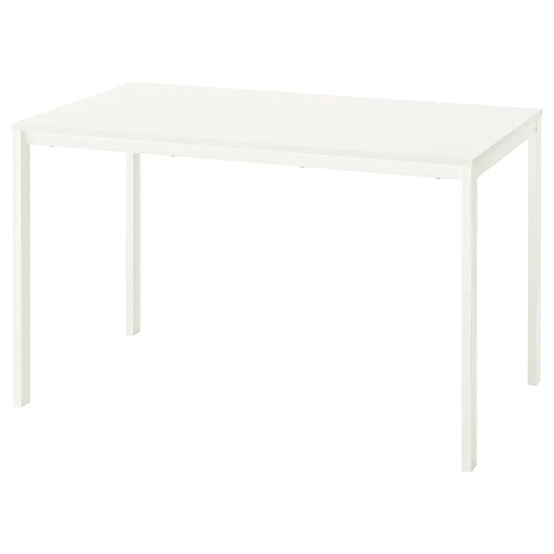 IKEA VIHALS, таблица, белый/белый, 125x74 см 395.785.09 фото №1