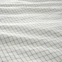 IKEA ÅKERFIBBLA ОКЕРФІББЛА, підковдра та наволочка, білий чорний / картатий, 150x200 / 50x60 см 905.203.41 фото thumb №5
