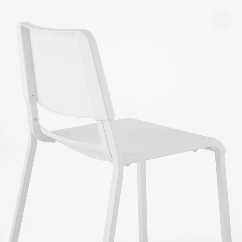 IKEA VANGSTA ВАНГСТА / TEODORES ТЕОДОРЕС, стол и 6 стульев, белый / белый, 120 / 180 см 094.830.27 фото №6