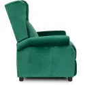 Кресло реклайнер бархатное MEBEL ELITE SIMON Velvet, зеленый фото thumb №10
