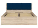 BRW Кровать Tetrix 160x200 с каркасом и ящиком для хранения дуб сонома, дуб сонома LOZ/160/B-DSO фото thumb №6