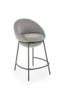 Барний стілець HALMAR H118, тканина: сірий фото