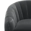 Кресло мягкое HALMAR BRITNEY серый/черный/золотой фото thumb №4