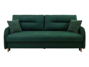 BRW Тримісний диван-ліжко Verto з велюровим ящиком зелений, Elma 12 Green/Asti 31 Green SO3-VERTO-LX_3DL-G3_BA3BB0 фото